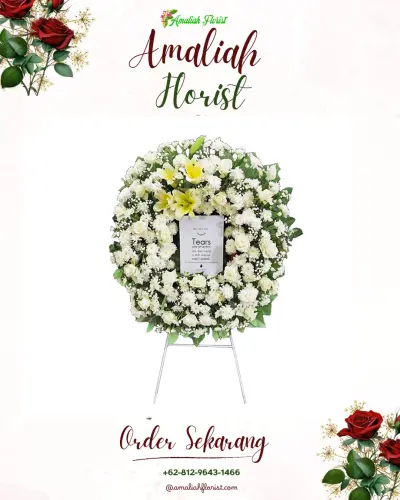 Krans Bunga Duka Cita di Cimancak